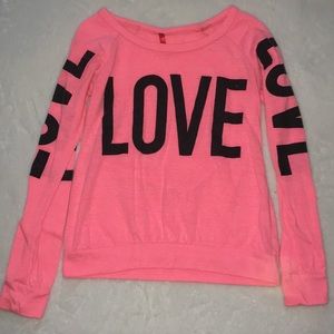 Pink “love shirt”
